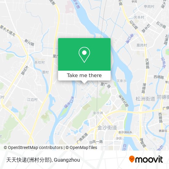 天天快递(洲村分部) map