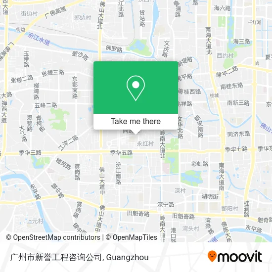 广州市新誉工程咨询公司 map