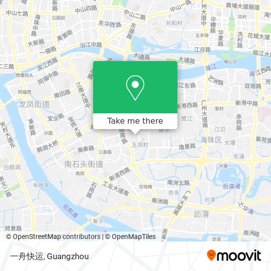 一舟快运 map