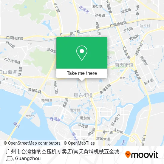 广州市台湾捷豹空压机专卖店(南天黄埔机械五金城店) map