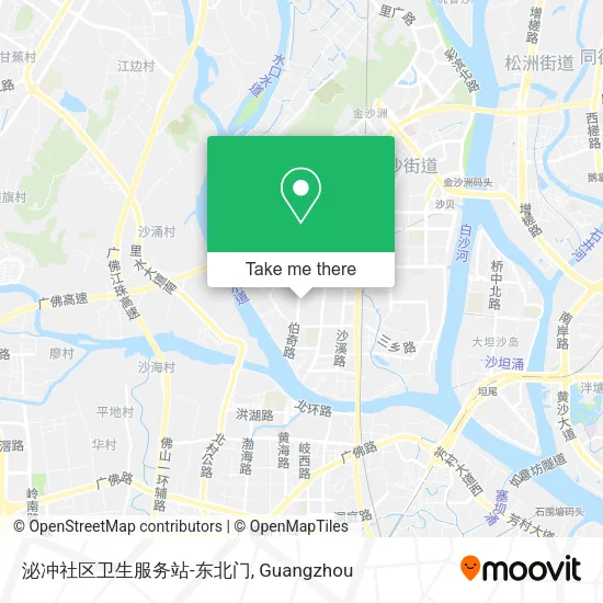 泌冲社区卫生服务站-东北门 map