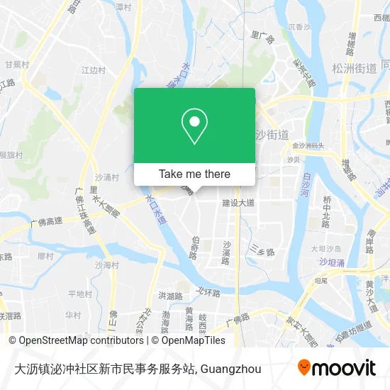 大沥镇泌冲社区新市民事务服务站 map