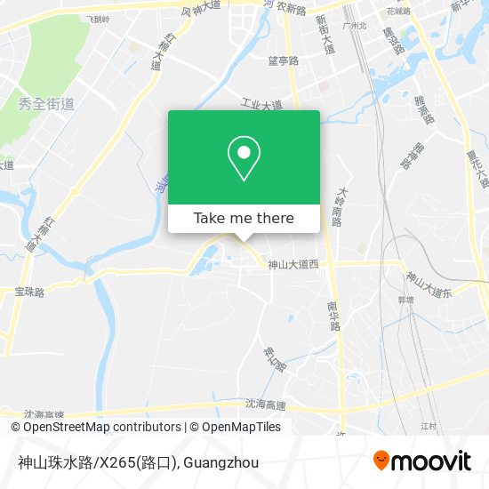 神山珠水路/X265(路口) map