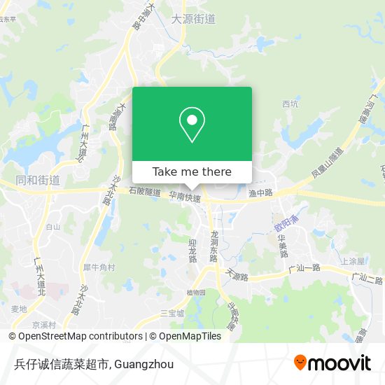 兵仔诚信蔬菜超市 map