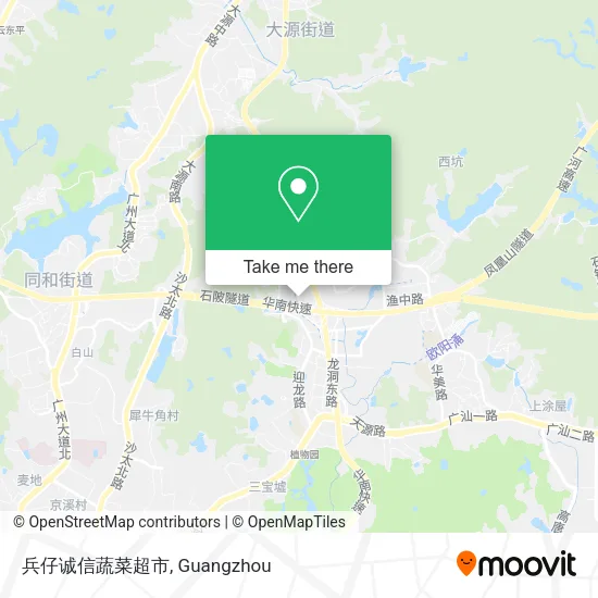 兵仔诚信蔬菜超市 map