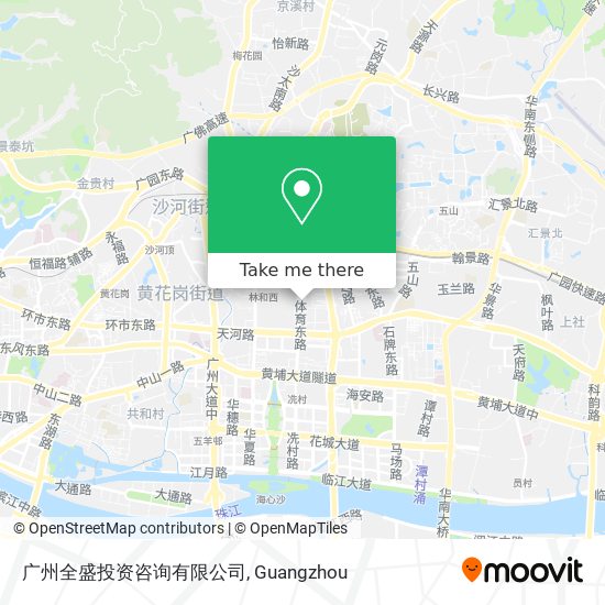 广州全盛投资咨询有限公司 map