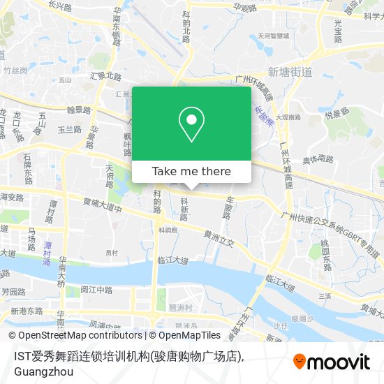 IST爱秀舞蹈连锁培训机构(骏唐购物广场店) map