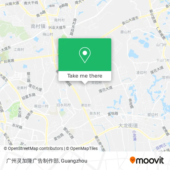 广州灵加隆广告制作部 map