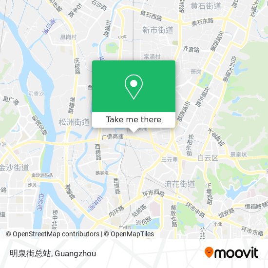 明泉街总站 map