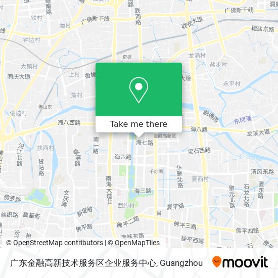广东金融高新技术服务区企业服务中心 map