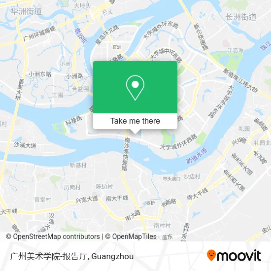 广州美术学院-报告厅 map