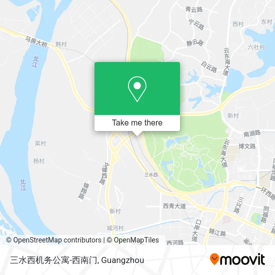 三水西机务公寓-西南门 map