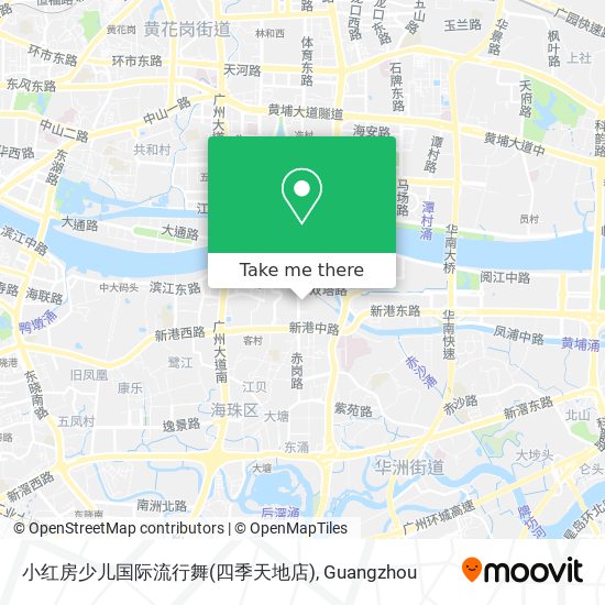 小红房少儿国际流行舞(四季天地店) map