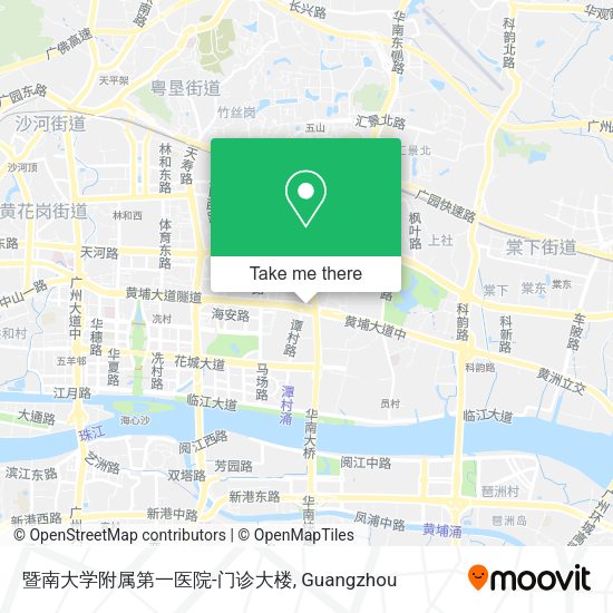 暨南大学附属第一医院-门诊大楼 map