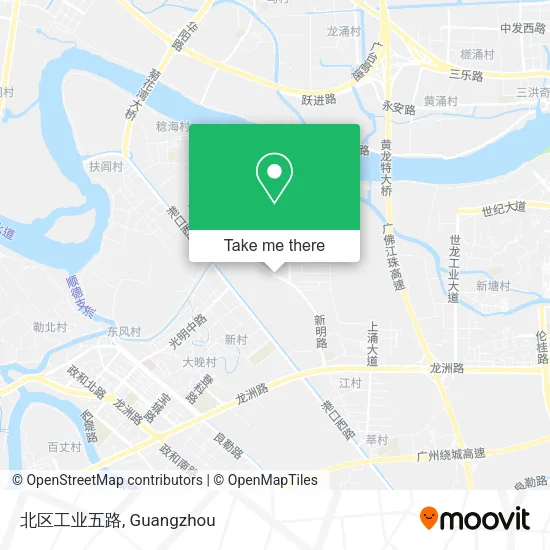 北区工业五路 map