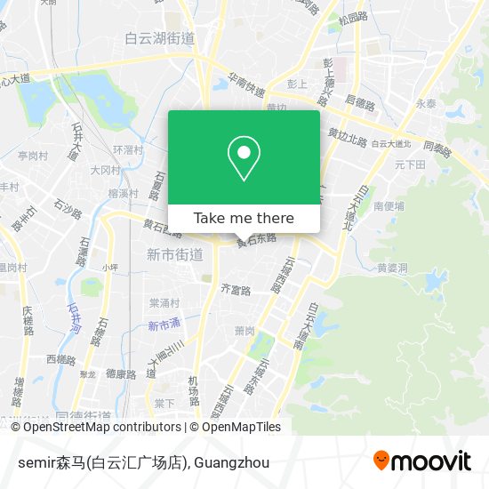 semir森马(白云汇广场店) map