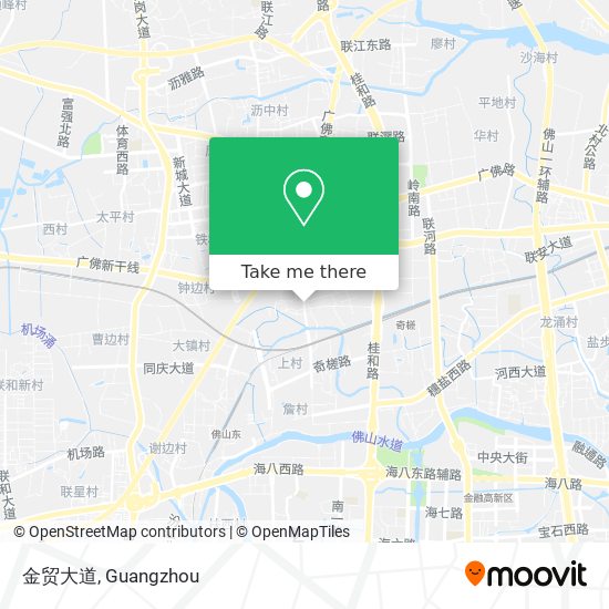 金贸大道 map