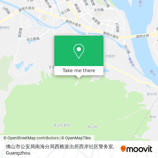 佛山市公安局南海分局西樵派出所西岸社区警务室 map