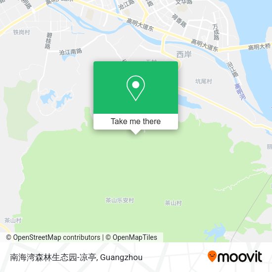 南海湾森林生态园-凉亭 map