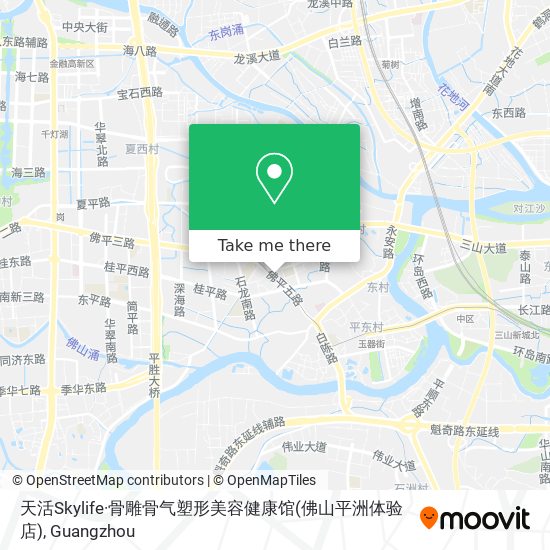 天活Skylife·骨雕骨气塑形美容健康馆(佛山平洲体验店) map