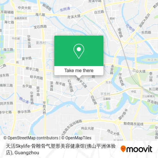 天活Skylife·骨雕骨气塑形美容健康馆(佛山平洲体验店) map