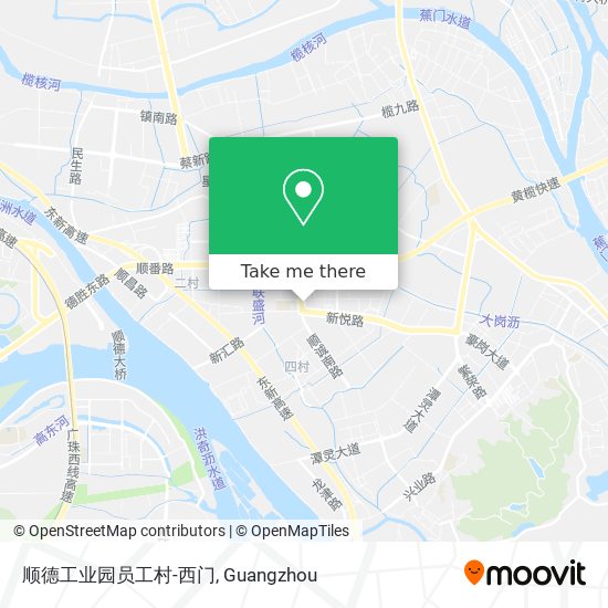 顺德工业园员工村-西门 map