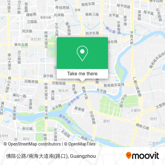 佛陈公路/南海大道南(路口) map