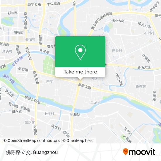 佛陈路立交 map