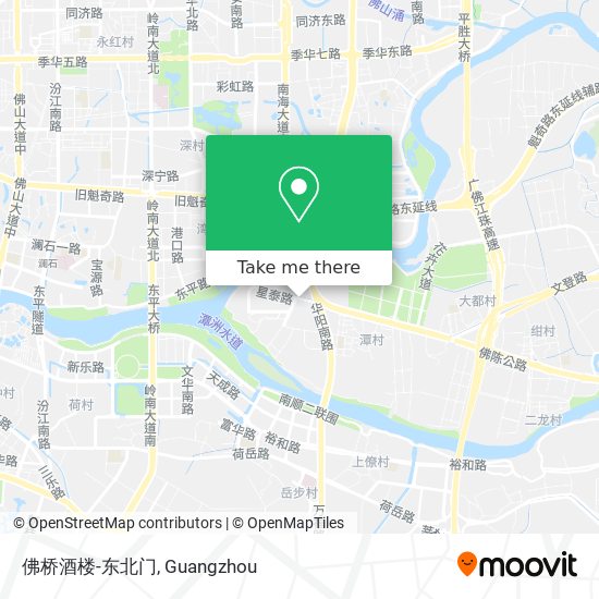 佛桥酒楼-东北门 map