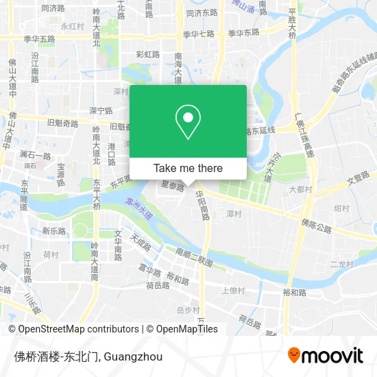 佛桥酒楼-东北门 map