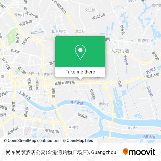 尚东尚筑酒店公寓(金港湾购物广场店) map