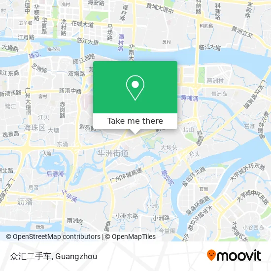 众汇二手车 map