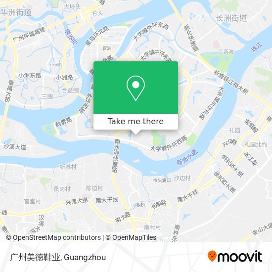 广州美徳鞋业 map