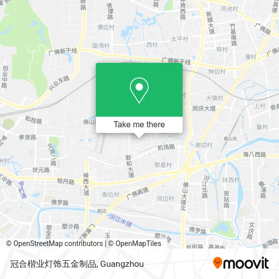 冠合楷业灯饰五金制品 map