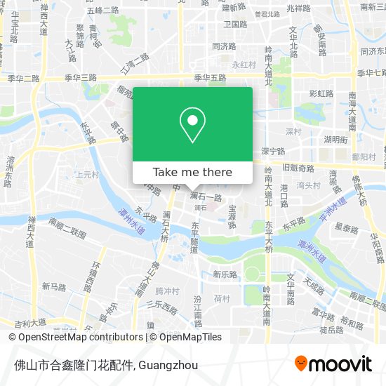 佛山市合鑫隆门花配件 map