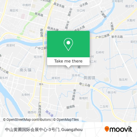 中山黄圃国际会展中心-3号门 map