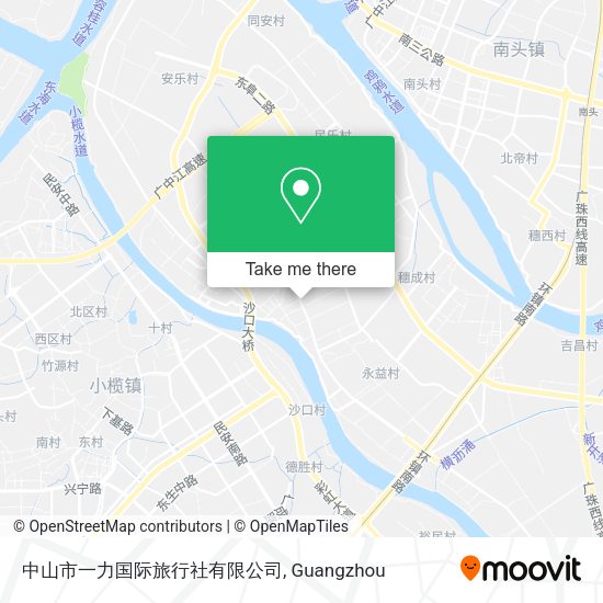 中山市一力国际旅行社有限公司 map