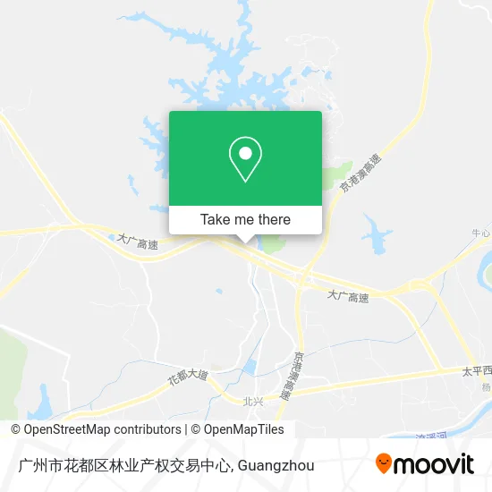 广州市花都区林业产权交易中心 map