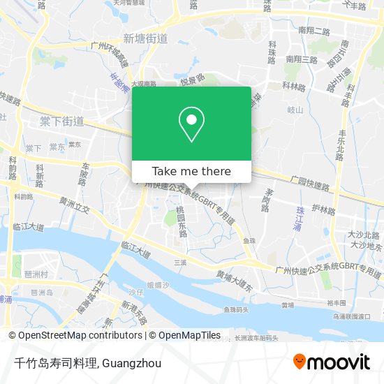 千竹岛寿司料理 map
