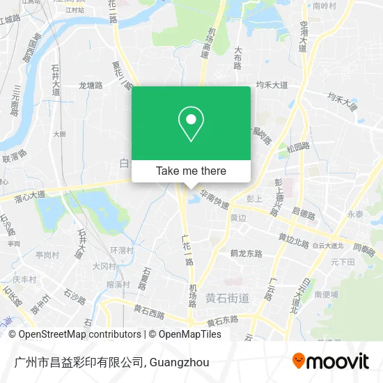 广州市昌益彩印有限公司 map