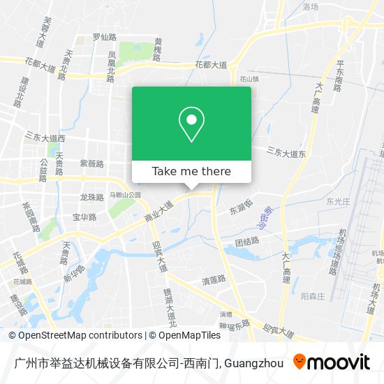 广州市举益达机械设备有限公司-西南门 map