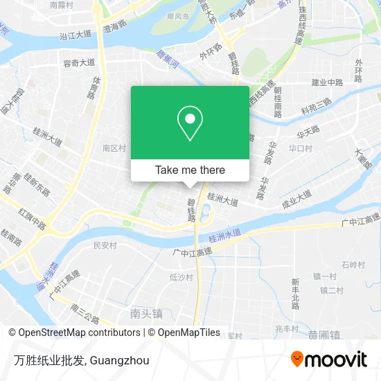 万胜纸业批发 map