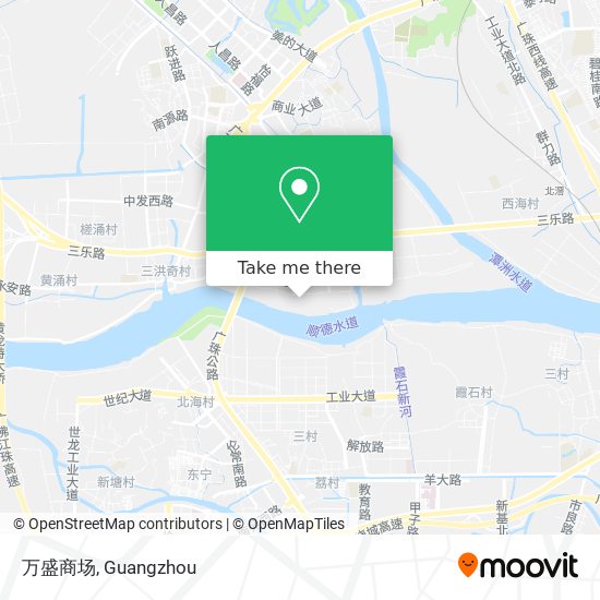 万盛商场 map