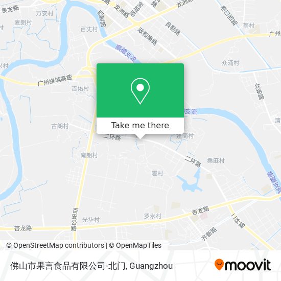 佛山市果言食品有限公司-北门 map