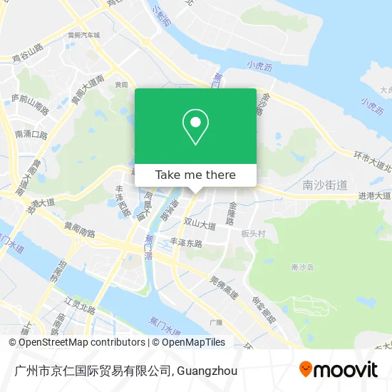 广州市京仁国际贸易有限公司 map