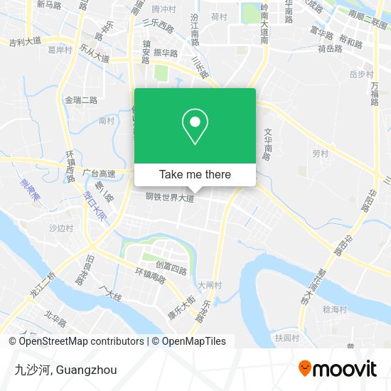九沙河 map