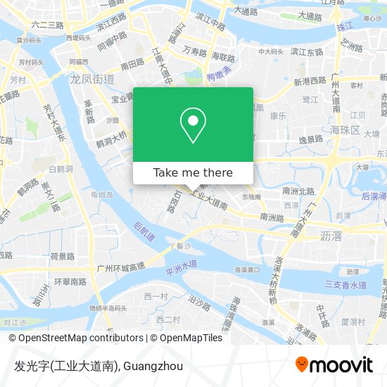 发光字(工业大道南) map
