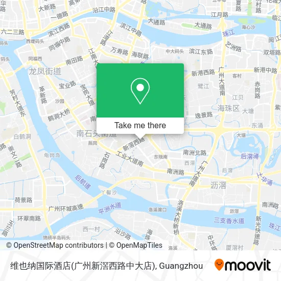 维也纳国际酒店(广州新滘西路中大店) map