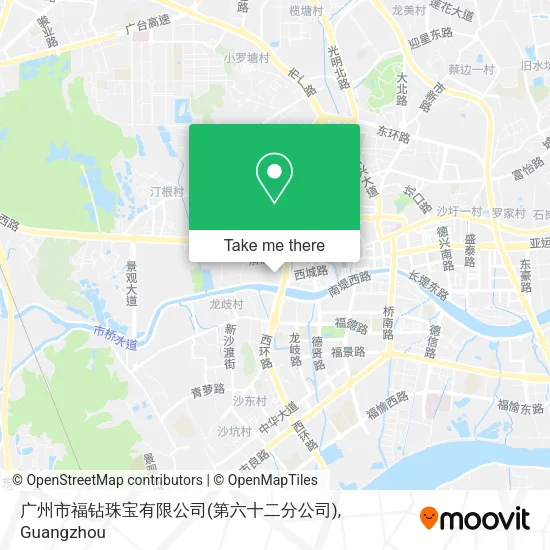 广州市福钻珠宝有限公司(第六十二分公司) map