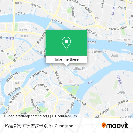 鸿运公寓(广州普罗米修店) map